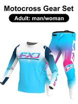 motocross gear set Enduro cross Jersey Pant Kits Racer Gear Set Off-road Mens Kits Women's mountain Downhill Motorcycle MX XL-36