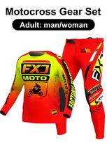 motocross gear set Enduro cross Jersey Pant Kits Racer Gear Set Off-road Mens Kits Women's mountain Downhill Motorcycle MX XL-36