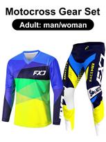motocross gear set Enduro cross Jersey Pant Kits Racer Gear Set Off-road Mens Kits Women's mountain Downhill Motorcycle MX XXL-38