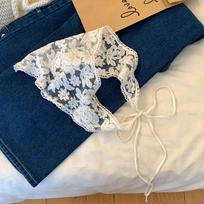 Sweet Countryside Style Triangle Bandana Wraps Turban Lace Hair Scarf Hair Band Headbands Triangle Scarf Girls