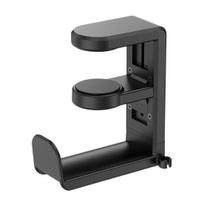 360-Degree Rotating Headphone Stand Anti-Drop Design Gaming Controller Headset Stand Storage Rack with Thickened Silicone Pad