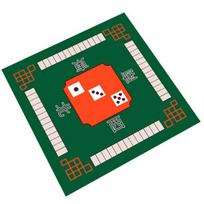 Mahjong Table Mat Poker Domino Mahjong Tile Card Board Game Anti-slip Noise Reduction Square Mah Jongg Table Cover Playmat 70cm