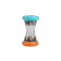 Interactive Pet Dumbbell Feeder Slow Feeding Toy Durable Chew Resistant Food Dispenser for Dogs and Cats Mental Stimulation One Size