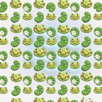 40x30cm Pet Cooling Gel Mat with 3D Frog Pattern Non-Slip Surface Suitable for Cats and Dogs Comfortable Cooling Pad One Size žalia