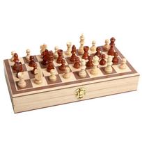 Adult  Beginner Folding Wooden Foldable Chessboard Chess Board Chess Set Puzzle Game Chess Games Checkers