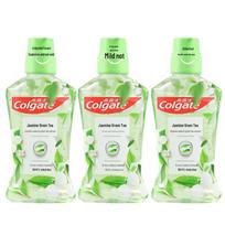 Colgate Jasmine Green Tea Mint Mouthwash, 3 x 250ml