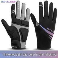 GUB 2125 Unisex Touchscreen Cycling Gloves, Fleece-Lined for Spring, Autumn, Winter M