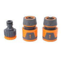 3PCS 1/2 Inch Hose Garden Hose Quick Connector Water Hose Fittings  Courtyard Cleaning oranžinė/pilka spalva