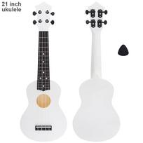 21 colio pradedantiesiems ir vaikams sopranas Ukulele 15 Fret ABS medžiaga 4 stygų Hawaii gitara su rinkikliu