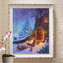 Diamond Painting Set Cross Stitch Mosaic Animal Embroidery Scenery Handmade Gift Diamond Art Full Round 20X30CM