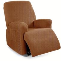 1/2/3 vietų atlošiamos sofos užvalkalas svetainei, atpalaiduojančio fotelio užvalkalas, tamprus, elastingas, berniukiškos sofos-kėdės užvalkalas 1 Seater(4pcs)