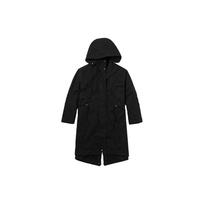 Timberland Solid Color Outdoor Water-Resistant Loose Mid-Length Parka Women outerwear Black A6HB9-001 M