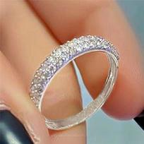Huitan Fashion Wedding Bands Women's Finger Ring Simple Versatile Design Daily Wear Party Statement Accessories Jewelry Gift 6