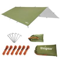 Unigear Vandeniui atsparus brezentas Kempingo brezentas Palapinė Lengvas Apsauga nuo saulės Labai atsparus vandeniui Apsauga nuo UV spindulių Šilumą atspindintis Saulės prieglobstis Nešiojama markizė Pavėsis