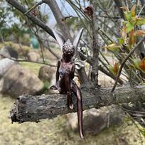 Resin Fairy Garden Statue - Enchanting Fairy Tale Wedding & Garden Ornament with Delicate Wings & Floral Details | Durable Floor-Standing Sculpture ruda