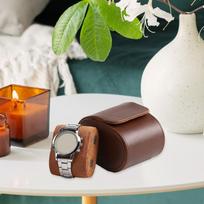 Watch Case Storage Box Container Vintage Protection Roll Organizer for Men Gift Shop Single