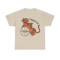 Trenton Tigers Basketball Team Nostalgic Retro T-shirt 2XL