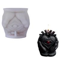 Silicone Candle Making Molds,Mystics Eye Epoxy Resin Casting Mold Aromatherapys Candle Soap Making Home Art Craft Decors