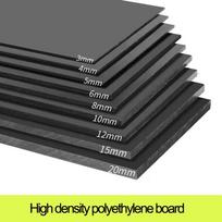 Food Grade HDPE Board Wear Resistant Black PE Plate Polyethylene Pork Cutting Pad Handmade Model Engineering Plastic Gaskets 100X100X3mm