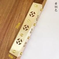 Chinese antique tables and chairs pure copper corner protection decoration decoration protection plane accessories corner code