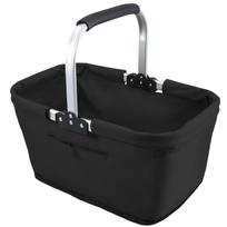 23L Foldable Storage Bag Shopping Basket with Handle Portable Garden Grocery Basket For Outdoor Travel Picnic Campsite Organizer 43x22x22cm