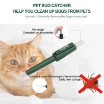 Pet Tick Remover Pen Dog Anti Ticks Fleas Tweezers Hook Picker Flea Scratching Extractor Cat Dog Grooming pet tick remover pen CN