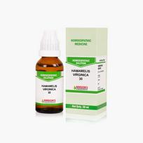 Bakson's Homoeopathy Hamamelis Virginica 30 Dilution Drops For Vein Care Bruised Skin Support Body 30 ml X Pack Of 2