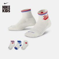 Nike Toddler DRI-FIT Quick-Dry Short Socks (3-Pair) S