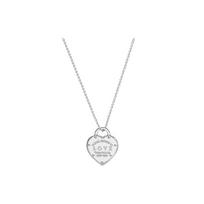 Tiffany & Co. Return To Tiffany Širdies Pakabukas Karoliai Unisex karoliai Sidabriniai 36340509 Silver,40cm
