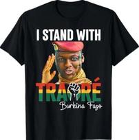 I Stand With Burkina Faso-Ibrahim Traoré T-Shirt S