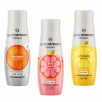 Sodastream Orange Zero + Grapefruit + Lemonade 3-pack concentrate set