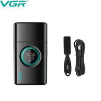 2026 VGR Shaver Professional Beard Trimmer Electric Shaving Machine Razor Shaver Reciprocating LED Shaver for Men Waterproof and Long-lasting V-377