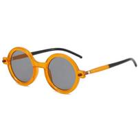 Unisex Stylist Luxurious Vintage Sun Glasses Vintage Circular Sun Shades Sun Glasses Fashion Ladies UV400 Protection Óculos De Sol AS PICTURE