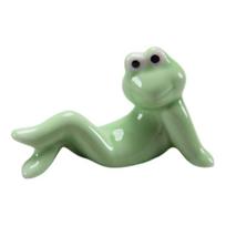 1PC Ceramic Frog Utensil Holder Funny Chopstick Stand Cutlery Rest for Restaurant Kitchen Tableware
