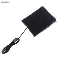 10*15cm 5V USB Carbon Fiber Heating Pad Washable Electric Cloth Heater Sheet With Cable 1.2A 10x15cm