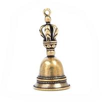 Brass Handicraft Die-casting Drop Bell Key Car Button Wind Bell Christmas Bronze Bell Creative Gift Home Decoration Accessories 5.2cm