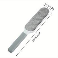 Reusable dust removal brush, double-sided pet hair remover, manual electrostatic adhesive brush, durable polypropylene material pilka