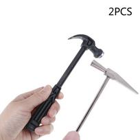 2pcs Handle Mini Claw Hammer Nail Puncher Metal Hammer / Small Iron Hammer Watch Repair Hand Tools