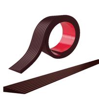 1PC 1m/39.37inch Multi Purpose Ramp Mat Door Threshold Ramp Self Adhesive Durable Non Slip Suitable for Robotic Vacuums Home Acc 1m kava