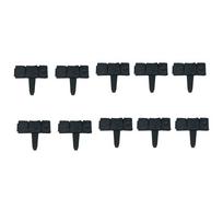 10Pcs Anti-corrosion Plastic Garden Fence Moisture-resistant Weatherproof Lawn Border Fence Plastic Stone-like juoda