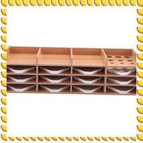BAAU 5D DIY Diamond Multi-Layer Rack Painting Tool Storage Tray Drilling Pen Organizer Diamond Embroidery Parts -1, 16 Grids