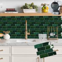 Peel-and-stick wall decals; waterproof wallpaper suitable for living rooms and kitchens; interior wall decoration (as the picture,10pcs)