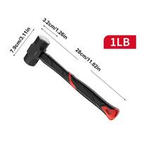Heavy-Duty Octagonal Hammer Non-slip Handle High-carbon Steel Wall Smashing Sledgehammer Shock-absorbing Industrial-grade Strong