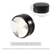 Self-avi Wooden Stainl Steel Double-Headed Italian Coffee Poer inder Dual Purpose Espro Coffee ing Tools