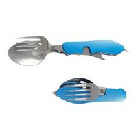 Metal Construction Multifunctional tableware Comfortable Grip Three-in-One Multi-Tool Folding tool Detachable Design Lightweigh