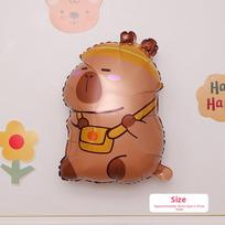 Capybara Water Vole Helium Balloons Aluminum Foil Children's Birthday Par Decoration Baund Wall Cute Cartoon Design