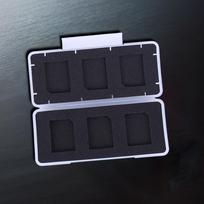 6 in 1 Transparent Mini SD Memory Cards Protective Case Waterproof Plastic SD Card Holder EVA Foam Anti-Static Storage Box China Mainland
