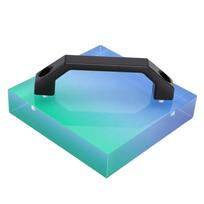 Heat Press Cooling Block with Handle Portable HTV Cooler for Heat Transfer T Shirts Bags Shoes Crafts Gradient Color