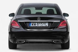 Mercedes C Klasė W205 - Chromuota Juosta Ant Bagažinės Dangčio Tuningas Chromuota