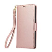Suitable for Google Pixel 9 Pro XL 9 8 7 Pro 9A 8A 7A Wallet Flip Folio Case with Card Holder Kickstand Shockproof Phone Cover For Pixel 7 rožinio aukso spalvos